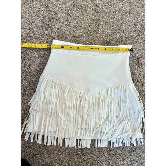 Altar’d State Fringe Skirt size Small with stretch - Picture 3 of 7